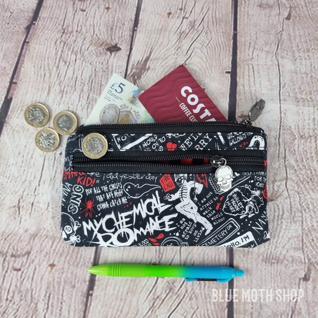 My Chemical Romance Eco Cotton Canvas Slim Purse Wallet