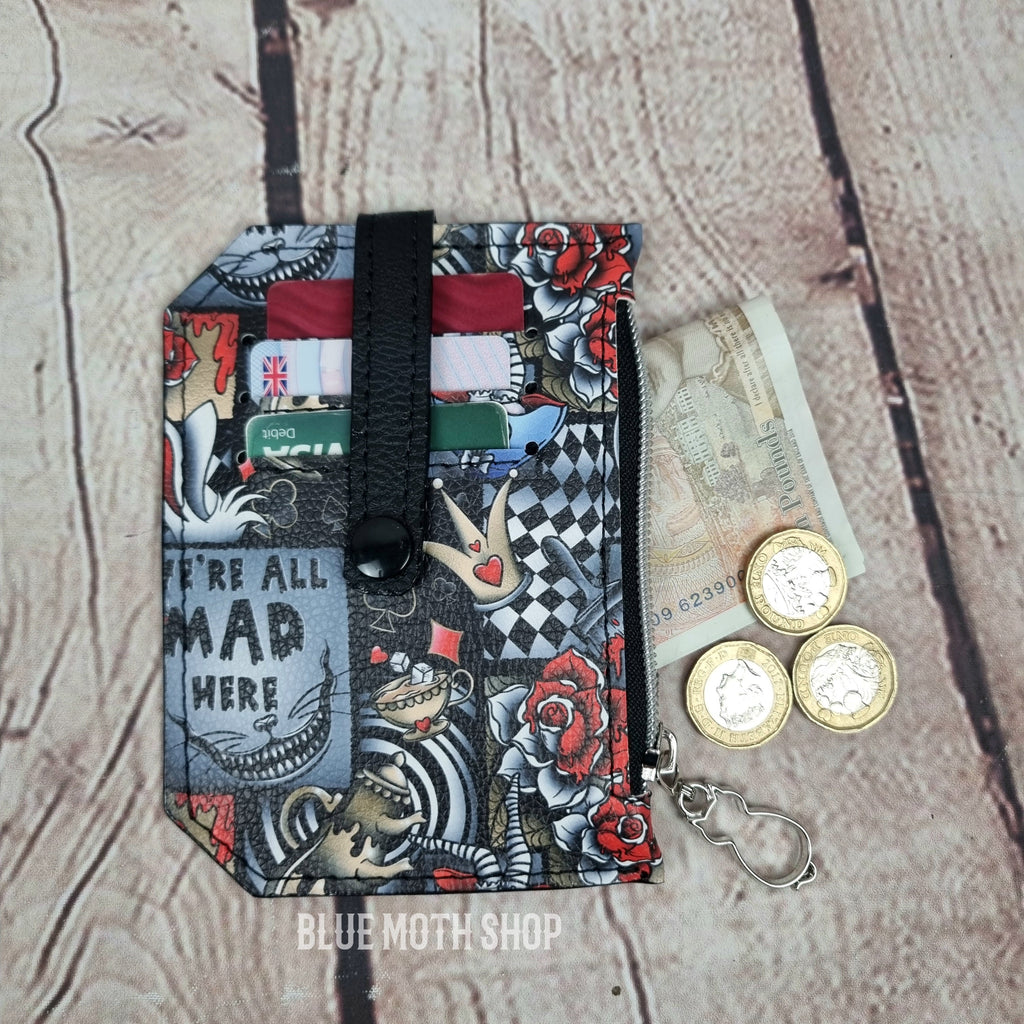 Alice in Wonderland Slim Pocket Purse Wallet