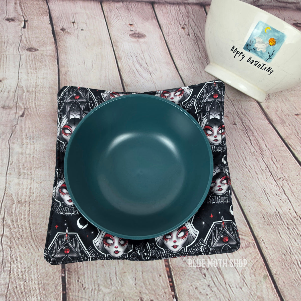 Haunted House Chaos Double Sided Bowl Cozy