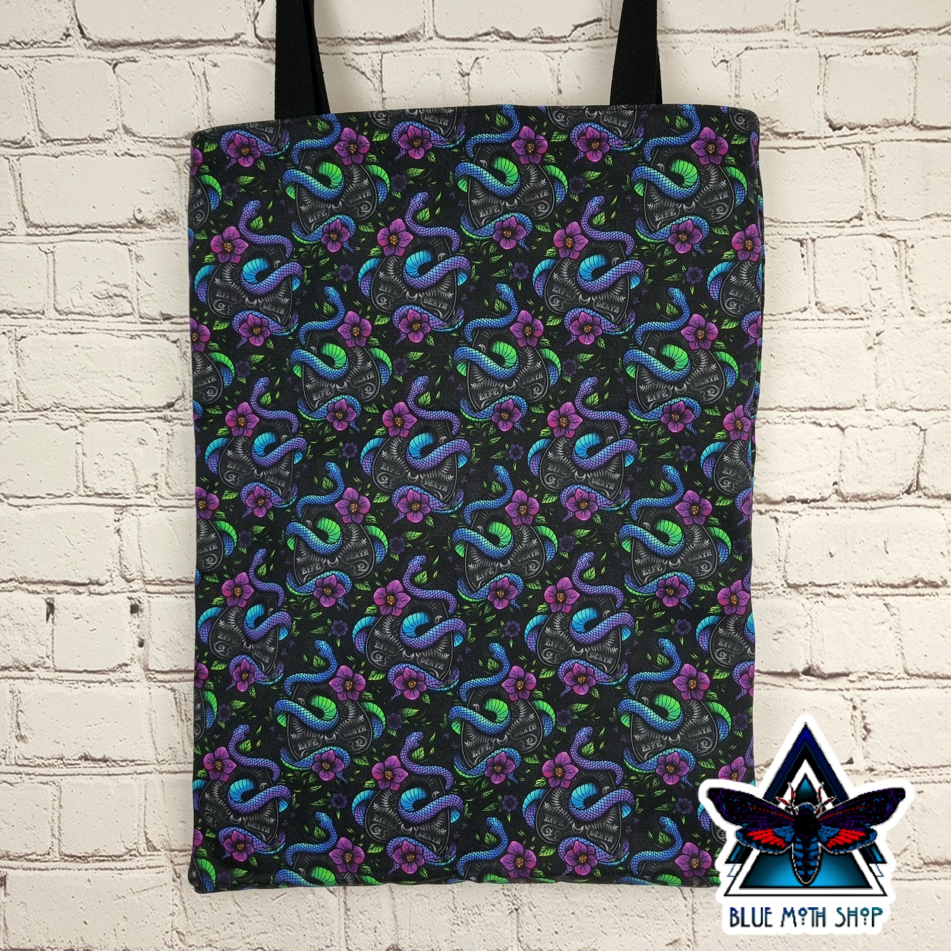 Serpent Ouija 100% Cotton Canvas Tote Bag