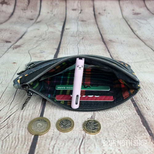 Bee Eco Cotton Canvas Slim Purse Wallet