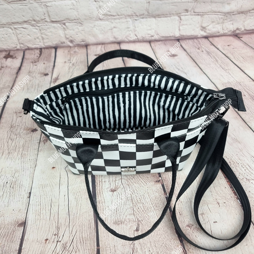 Checkerboard Totini tote/ shoulder/ crossbody bag