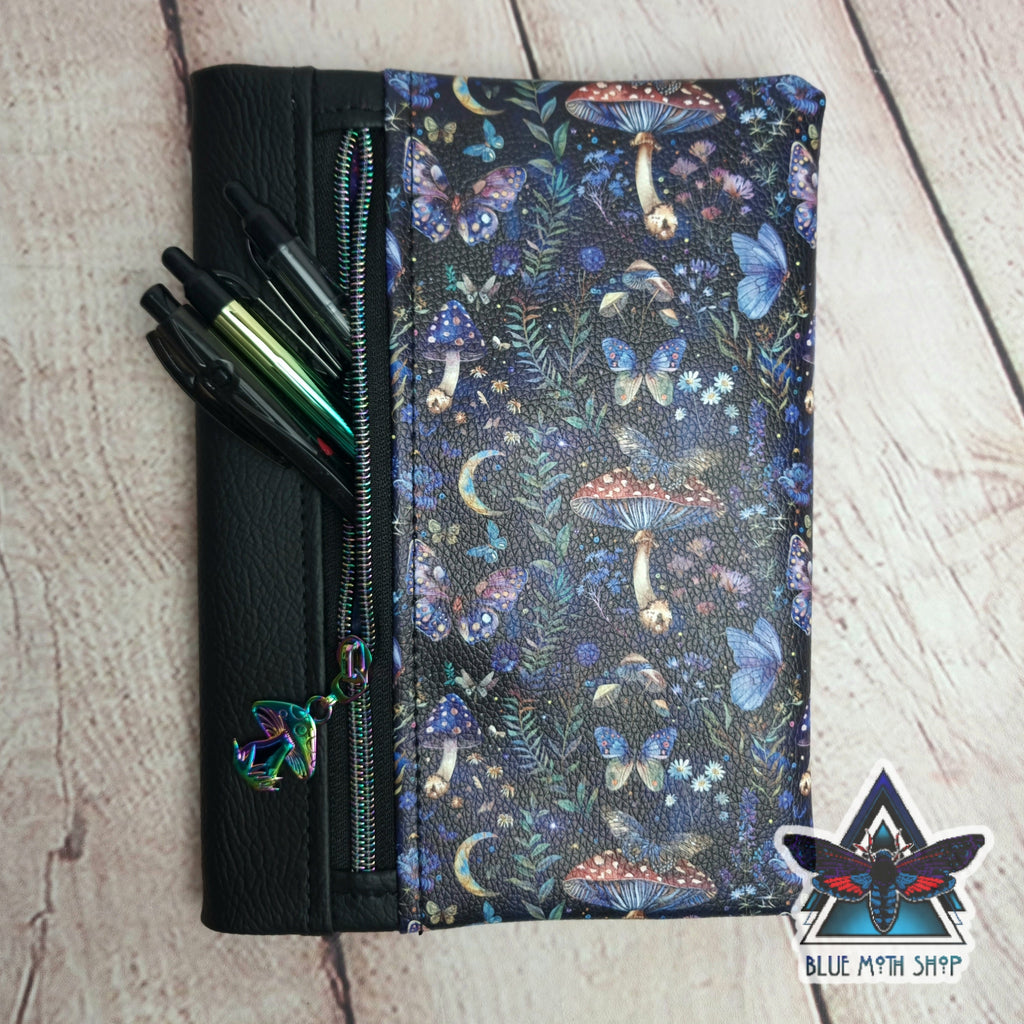 Magic Forest Mushrooms Notebook with removable cover A5