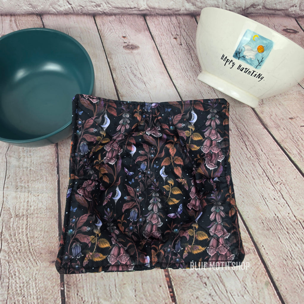 Autumn Foxglove Flowers Double Sided Bowl Cozy