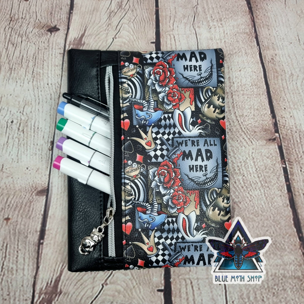 Alice in Wonderland Notebook with removable cover A5