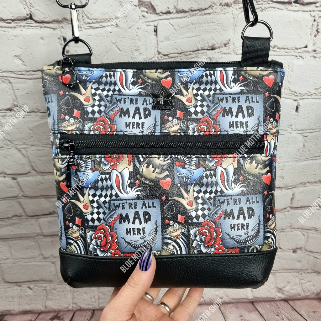 Mad Alice in Wonderland medium crossbody bag