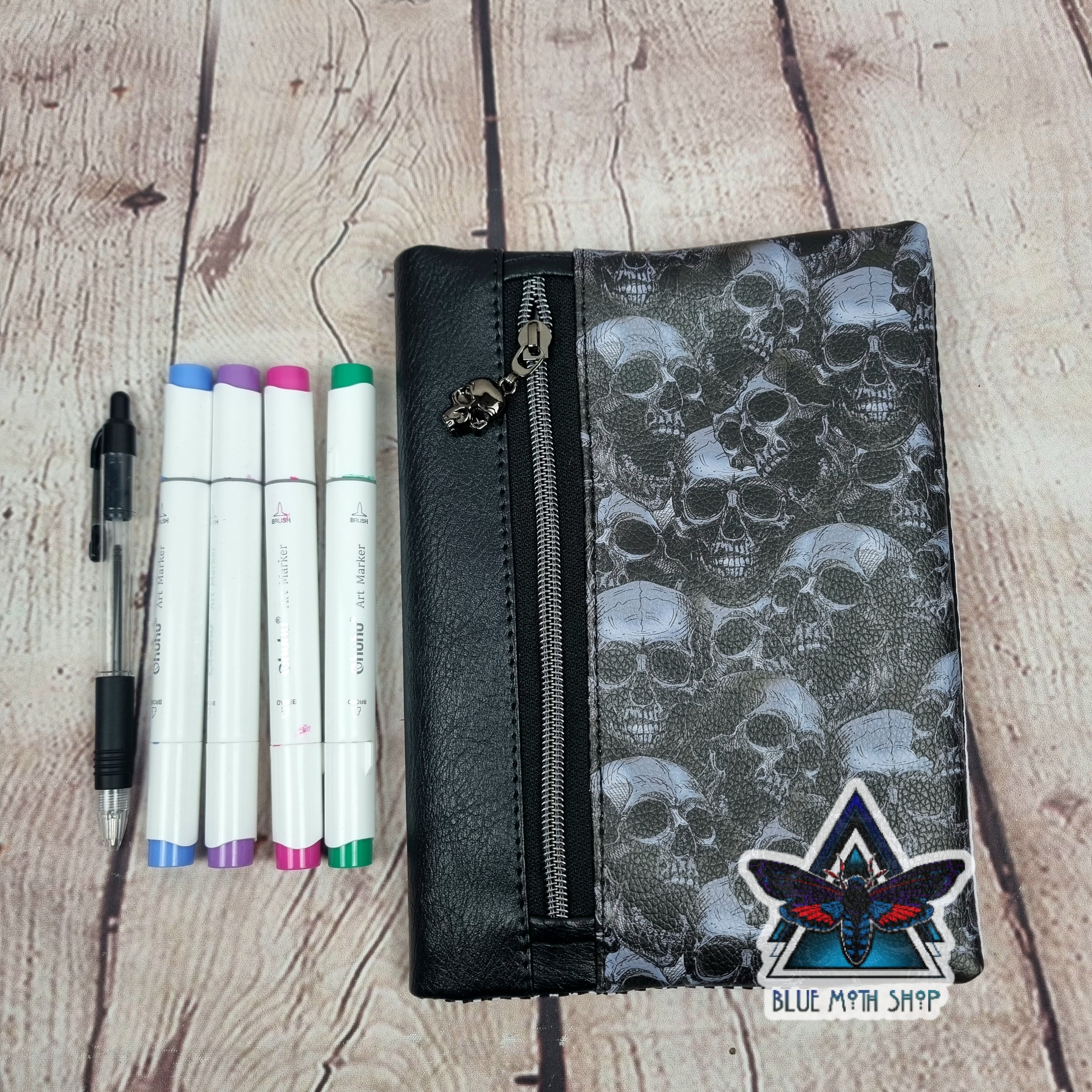Realistic Skull Notebook with removable cover A5