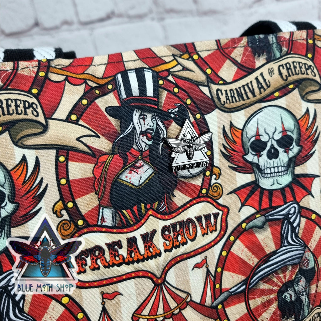 Freak Show Tote Bag with Zip