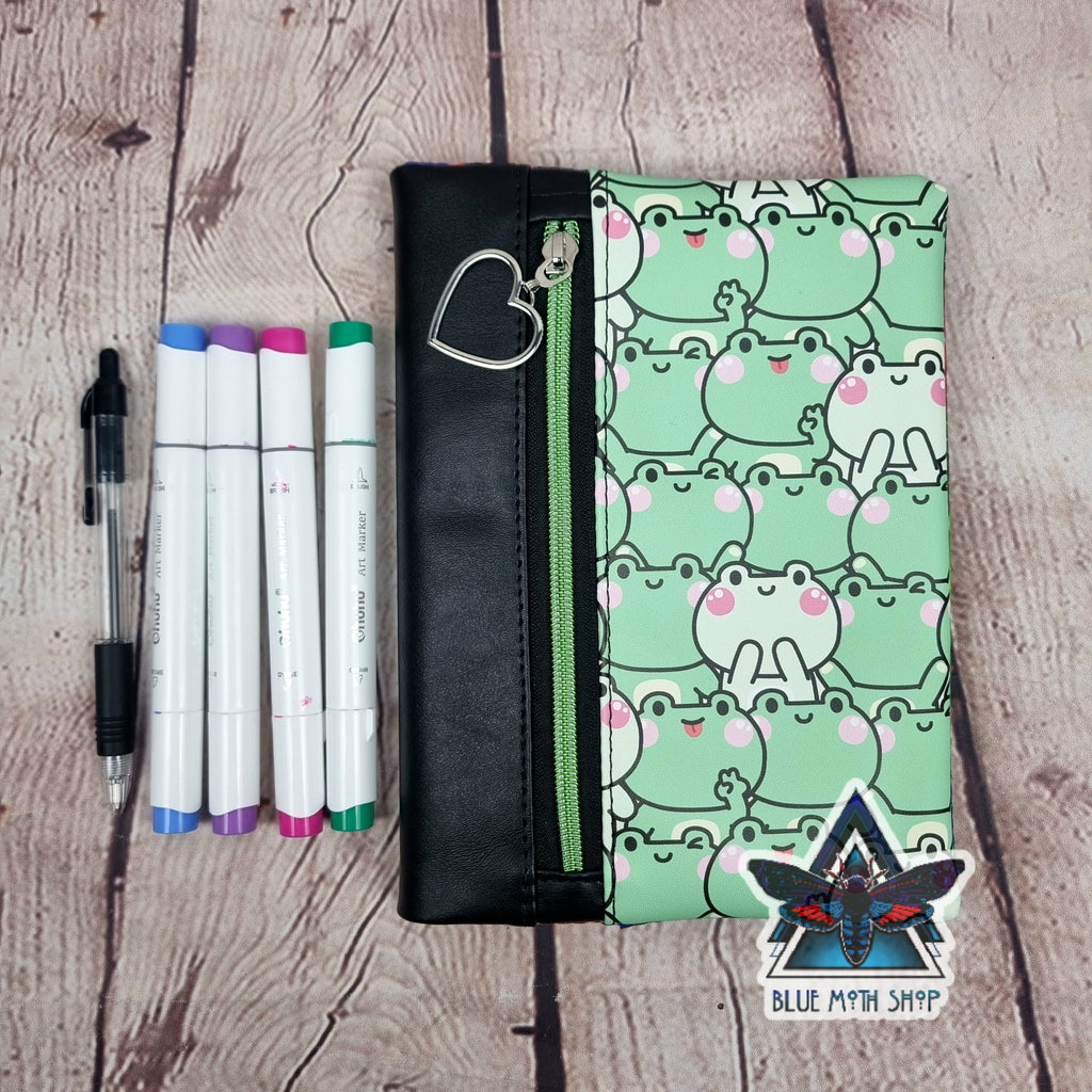 Kawaii Frogs Notebook with removable cover A5
