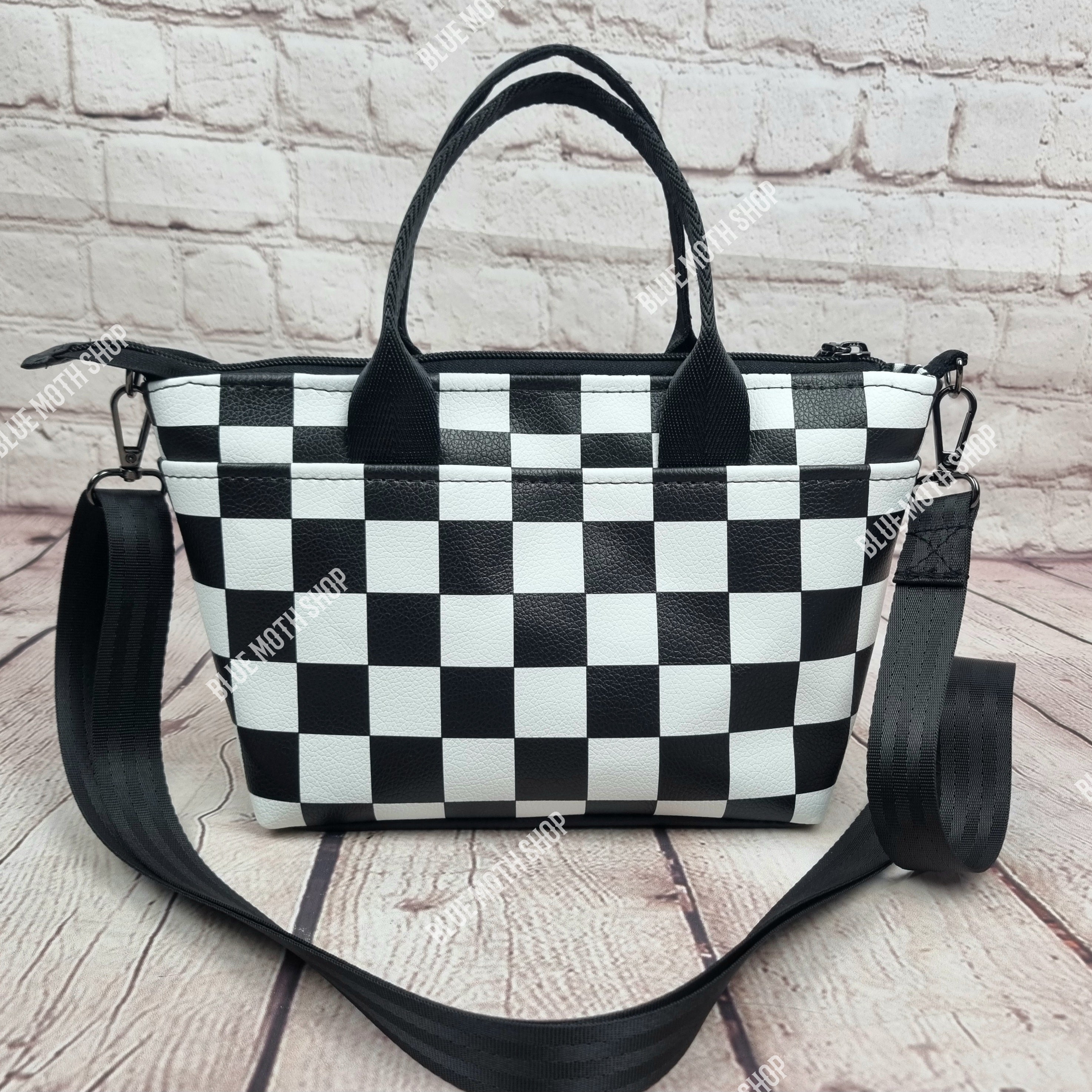 Checkerboard Totini tote/ shoulder/ crossbody bag