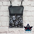 Skulls ravens small phone bag