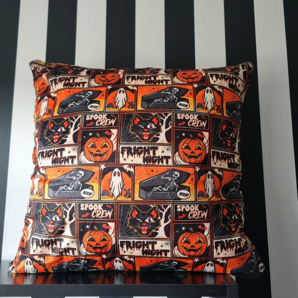 Retro Halloween Soft Cushion