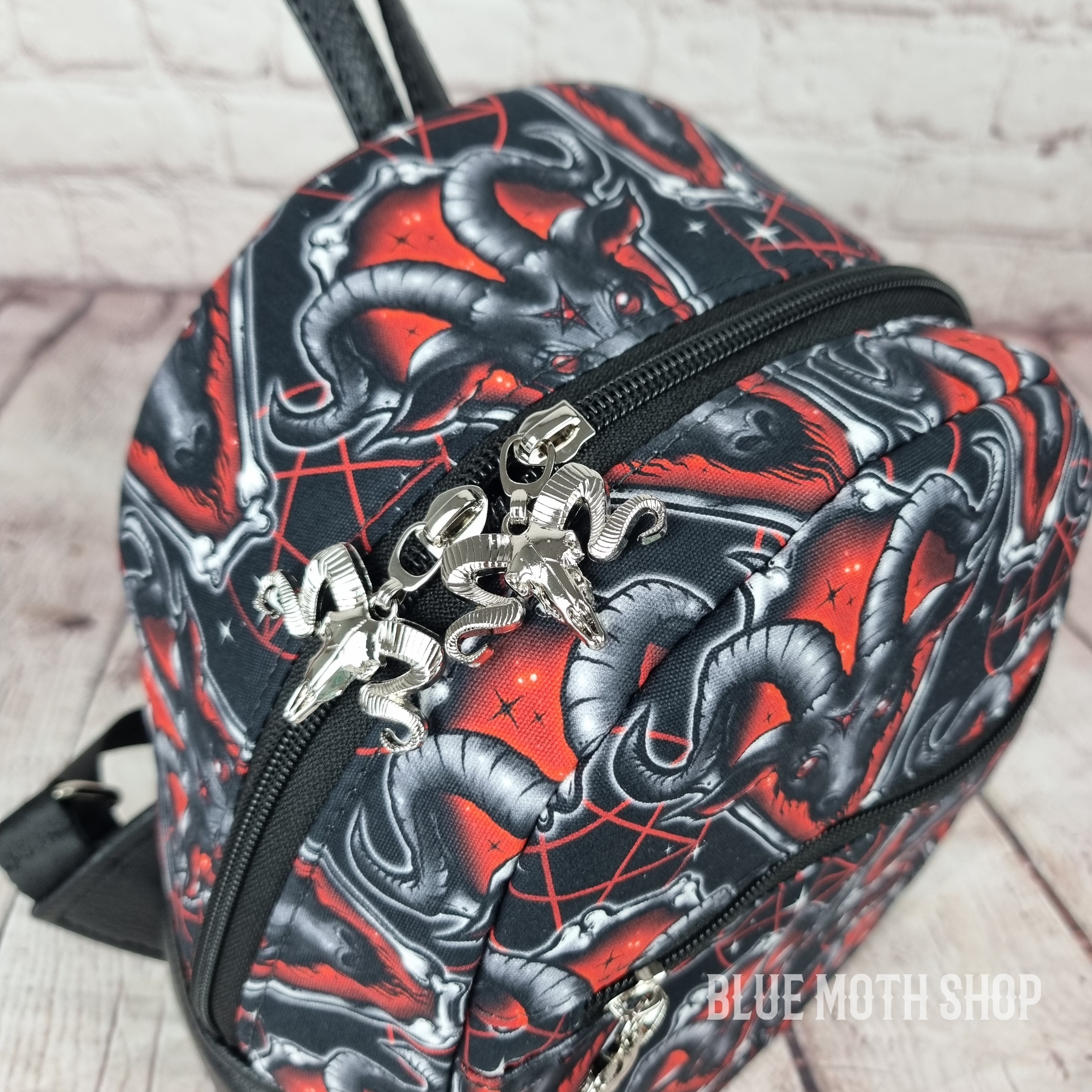 Baphomed Goat Handmade Backpack