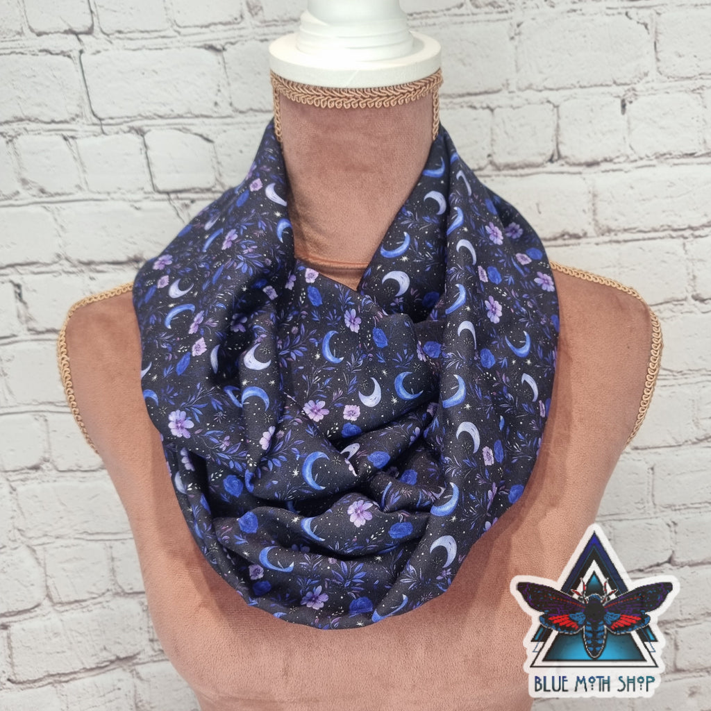 Purple Moons infinity scarf