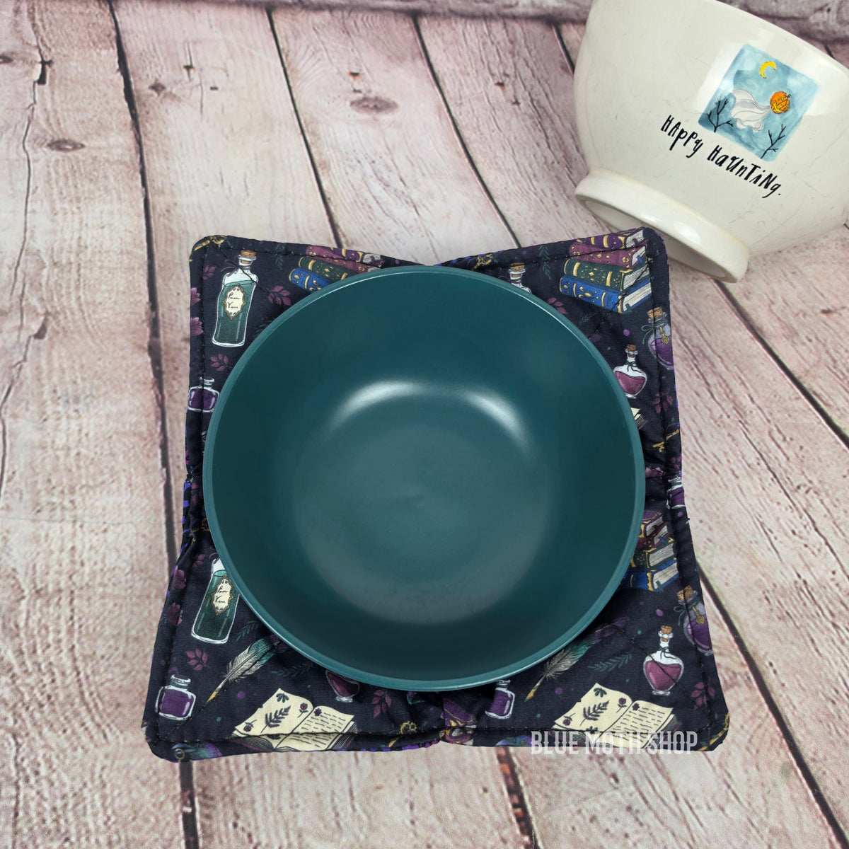 Dark Academia Raven Double Sided Bowl Cozy