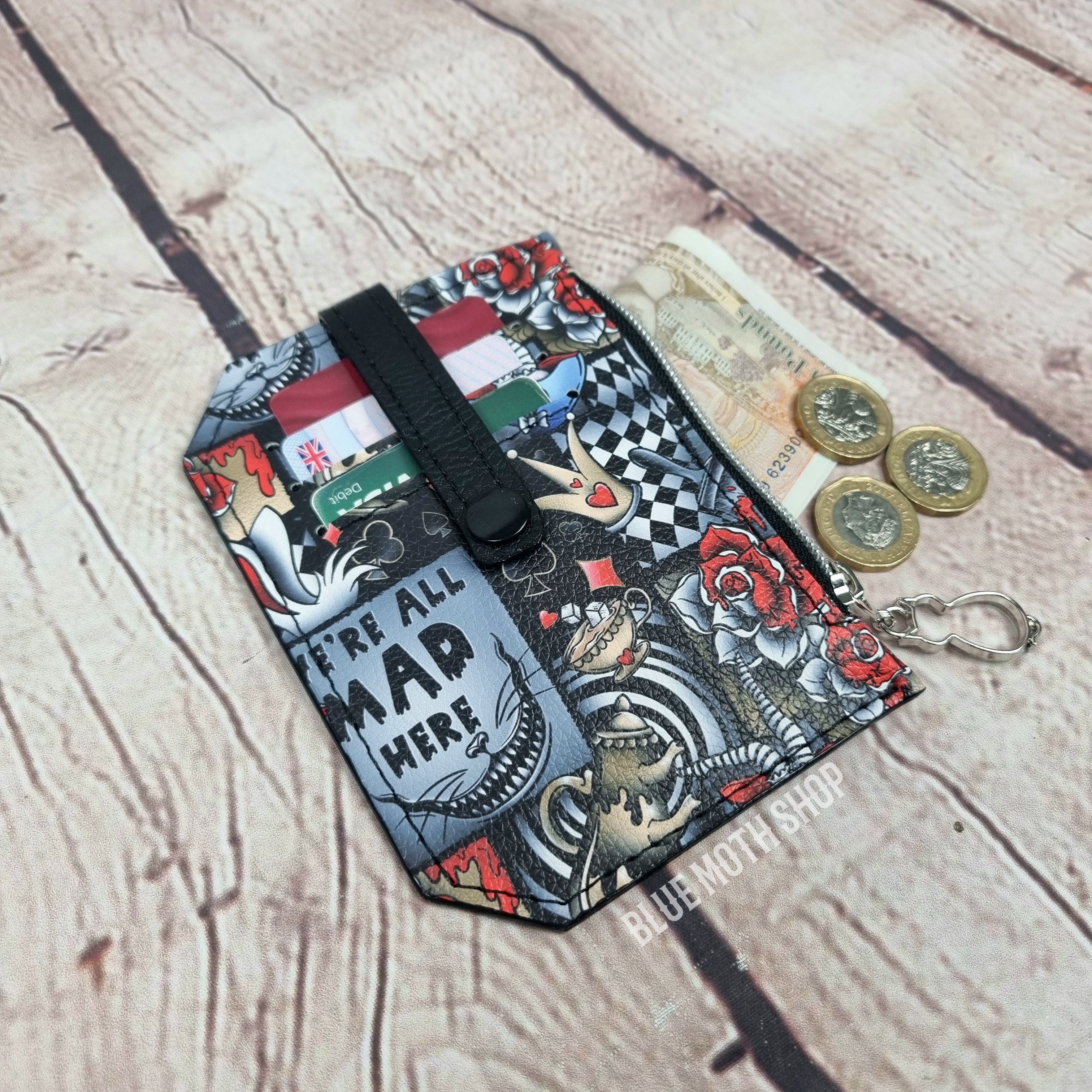 Alice in Wonderland Slim Pocket Purse Wallet