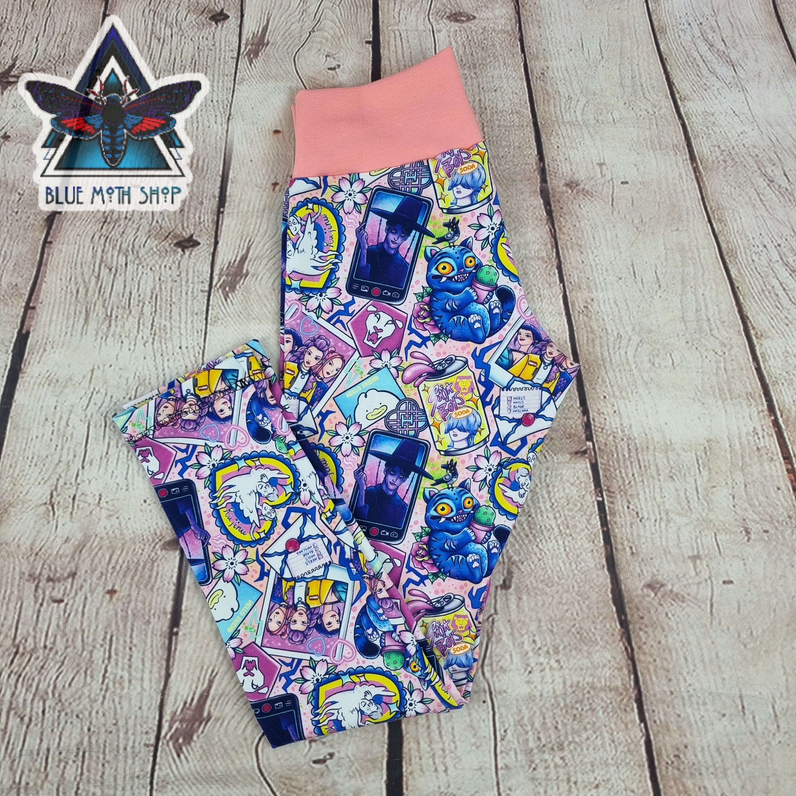 K Pop demon hunters kids leggings
